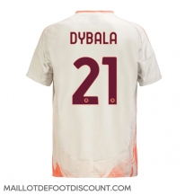 Maillot de football Réplique AS Roma Paulo Dybala #21 Extérieur 2024-25 Manche Courte