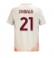 Maillot de football Réplique AS Roma Paulo Dybala #21 Extérieur 2024-25 Manche Courte