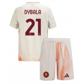 Maillot de football Réplique AS Roma Paulo Dybala #21 Extérieur Enfant 2024-25 Manche Courte (+ Pantalon court)