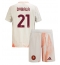 Maillot de football Réplique AS Roma Paulo Dybala #21 Extérieur Enfant 2024-25 Manche Courte (+ Pantalon court)