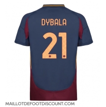 Maillot de football Réplique AS Roma Paulo Dybala #21 Troisième 2024-25 Manche Courte