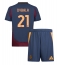 Maillot de football Réplique AS Roma Paulo Dybala #21 Troisième Enfant 2024-25 Manche Courte (+ Pantalon court)