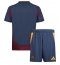 Maillot de football Réplique AS Roma Troisième Enfant 2024-25 Manche Courte (+ Pantalon court)