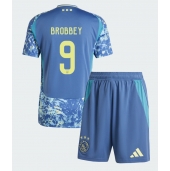 Maillot de football Réplique Ajax Brian Brobbey #9 Extérieur Enfant 2024-25 Manche Courte (+ Pantalon court)