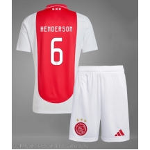 Maillot de football Réplique Ajax Jordan Henderson #6 Domicile Enfant 2024-25 Manche Courte (+ Pantalon court)