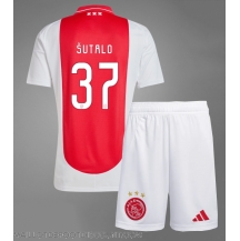 Maillot de football Réplique Ajax Josip Sutalo #37 Domicile Enfant 2024-25 Manche Courte (+ Pantalon court)