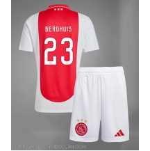 Maillot de football Réplique Ajax Steven Berghuis #23 Domicile Enfant 2024-25 Manche Courte (+ Pantalon court)