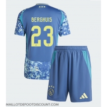 Maillot de football Réplique Ajax Steven Berghuis #23 Extérieur Enfant 2024-25 Manche Courte (+ Pantalon court)