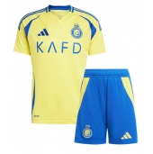 Maillot de football Réplique Al-Nassr Domicile Enfant 2024-25 Manche Courte (+ Pantalon court)