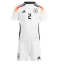 Maillot de football Réplique Allemagne Antonio Rudiger #2 Domicile Enfant Europe 2024 Manche Courte (+ Pantalon court)