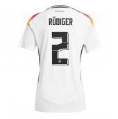 Maillot de football Réplique Allemagne Antonio Rudiger #2 Domicile Femme Europe 2024 Manche Courte