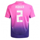 Maillot de football Réplique Allemagne Antonio Rudiger #2 Extérieur Europe 2024 Manche Courte