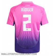 Maillot de football Réplique Allemagne Antonio Rudiger #2 Extérieur Europe 2024 Manche Courte