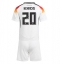 Maillot de football Réplique Allemagne Benjamin Henrichs #20 Domicile Enfant Europe 2024 Manche Courte (+ Pantalon court)