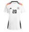 Maillot de football Réplique Allemagne Benjamin Henrichs #20 Domicile Femme Europe 2024 Manche Courte