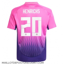 Maillot de football Réplique Allemagne Benjamin Henrichs #20 Extérieur Europe 2024 Manche Courte