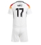 Maillot de football Réplique Allemagne Florian Wirtz #17 Domicile Enfant Europe 2024 Manche Courte (+ Pantalon court)