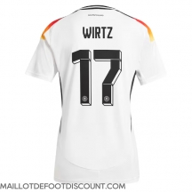 Maillot de football Réplique Allemagne Florian Wirtz #17 Domicile Femme Europe 2024 Manche Courte