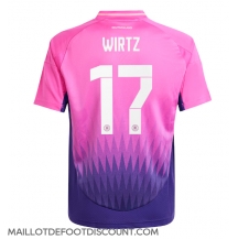 Maillot de football Réplique Allemagne Florian Wirtz #17 Extérieur Europe 2024 Manche Courte