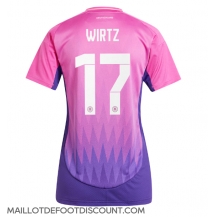 Maillot de football Réplique Allemagne Florian Wirtz #17 Extérieur Femme Europe 2024 Manche Courte