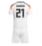 Maillot de football Réplique Allemagne Ilkay Gundogan #21 Domicile Enfant Europe 2024 Manche Courte (+ Pantalon court)