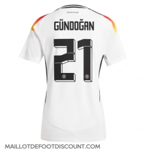 Maillot de football Réplique Allemagne Ilkay Gundogan #21 Domicile Europe 2024 Manche Courte