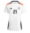 Maillot de football Réplique Allemagne Ilkay Gundogan #21 Domicile Femme Europe 2024 Manche Courte