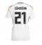 Maillot de football Réplique Allemagne Ilkay Gundogan #21 Domicile Femme Europe 2024 Manche Courte