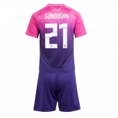 Maillot de football Réplique Allemagne Ilkay Gundogan #21 Extérieur Enfant Europe 2024 Manche Courte (+ Pantalon court)