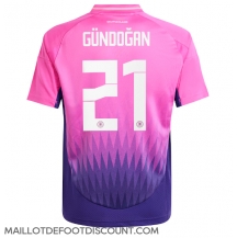 Maillot de football Réplique Allemagne Ilkay Gundogan #21 Extérieur Europe 2024 Manche Courte