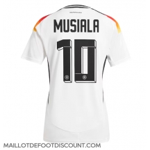 Maillot de football Réplique Allemagne Jamal Musiala #10 Domicile Femme Europe 2024 Manche Courte