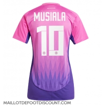 Maillot de football Réplique Allemagne Jamal Musiala #10 Extérieur Femme Europe 2024 Manche Courte