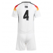 Maillot de football Réplique Allemagne Jonathan Tah #4 Domicile Enfant Europe 2024 Manche Courte (+ Pantalon court)