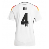 Maillot de football Réplique Allemagne Jonathan Tah #4 Domicile Femme Europe 2024 Manche Courte