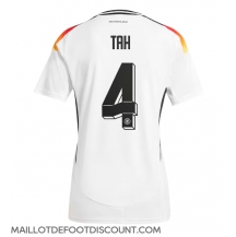 Maillot de football Réplique Allemagne Jonathan Tah #4 Domicile Femme Europe 2024 Manche Courte