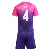 Maillot de football Réplique Allemagne Jonathan Tah #4 Extérieur Enfant Europe 2024 Manche Courte (+ Pantalon court)