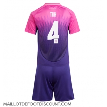 Maillot de football Réplique Allemagne Jonathan Tah #4 Extérieur Enfant Europe 2024 Manche Courte (+ Pantalon court)