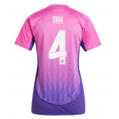 Maillot de football Réplique Allemagne Jonathan Tah #4 Extérieur Femme Europe 2024 Manche Courte