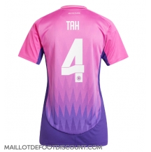 Maillot de football Réplique Allemagne Jonathan Tah #4 Extérieur Femme Europe 2024 Manche Courte