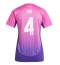 Maillot de football Réplique Allemagne Jonathan Tah #4 Extérieur Femme Europe 2024 Manche Courte