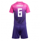 Maillot de football Réplique Allemagne Joshua Kimmich #6 Extérieur Enfant Europe 2024 Manche Courte (+ Pantalon court)