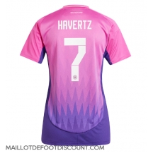 Maillot de football Réplique Allemagne Kai Havertz #7 Extérieur Femme Europe 2024 Manche Courte