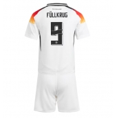 Maillot de football Réplique Allemagne Niclas Fullkrug #9 Domicile Enfant Europe 2024 Manche Courte (+ Pantalon court)