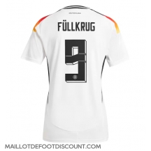 Maillot de football Réplique Allemagne Niclas Fullkrug #9 Domicile Europe 2024 Manche Courte