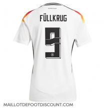 Maillot de football Réplique Allemagne Niclas Fullkrug #9 Domicile Femme Europe 2024 Manche Courte