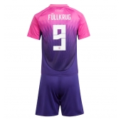 Maillot de football Réplique Allemagne Niclas Fullkrug #9 Extérieur Enfant Europe 2024 Manche Courte (+ Pantalon court)