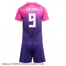 Maillot de football Réplique Allemagne Niclas Fullkrug #9 Extérieur Enfant Europe 2024 Manche Courte (+ Pantalon court)