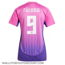 Maillot de football Réplique Allemagne Niclas Fullkrug #9 Extérieur Femme Europe 2024 Manche Courte