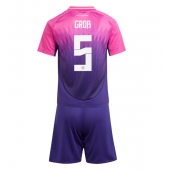 Maillot de football Réplique Allemagne Pascal Gross #5 Extérieur Enfant Europe 2024 Manche Courte (+ Pantalon court)