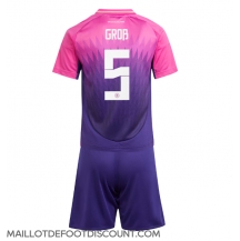 Maillot de football Réplique Allemagne Pascal Gross #5 Extérieur Enfant Europe 2024 Manche Courte (+ Pantalon court)